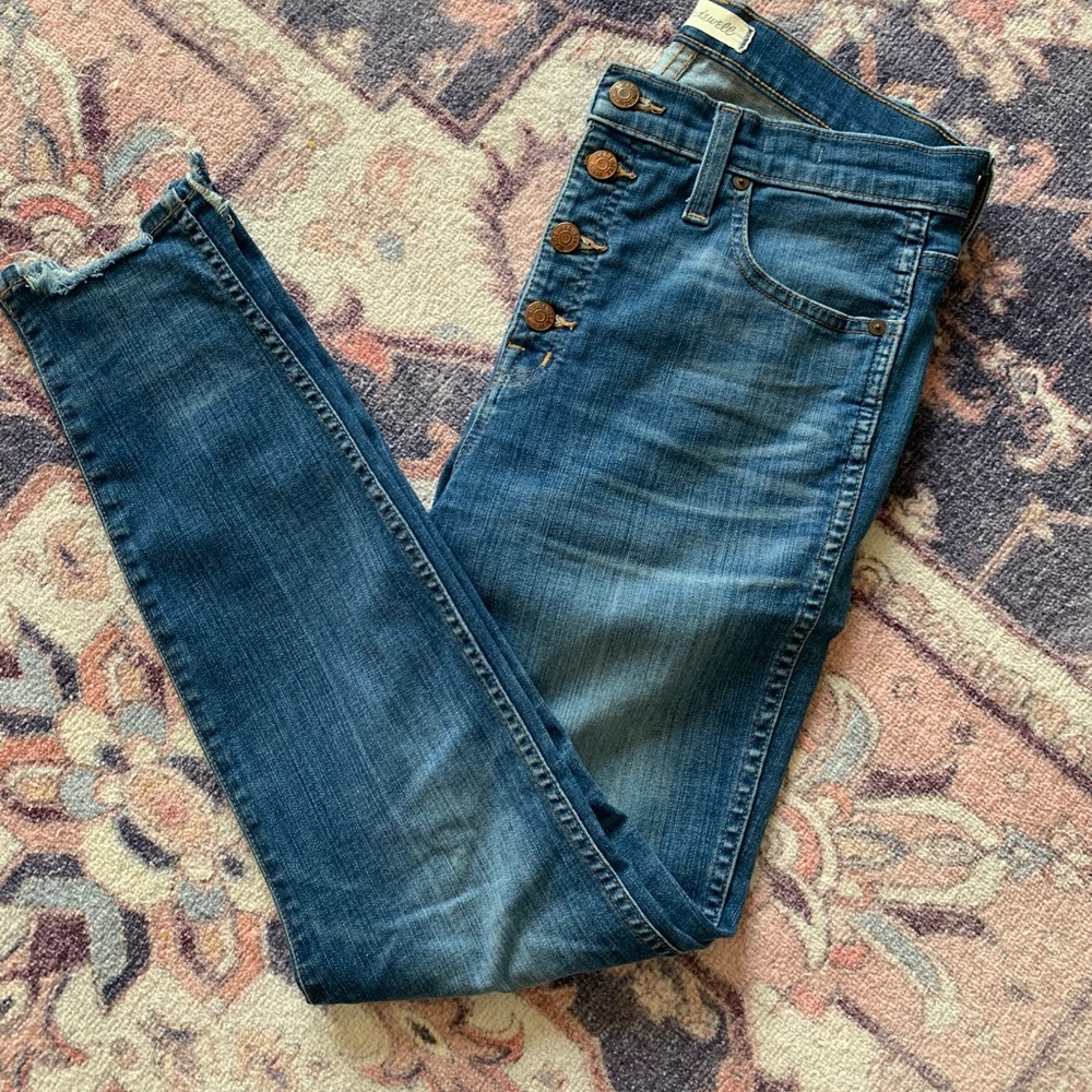 Madewell 10” High-Rise Skinny jeans, size 29, VGUC